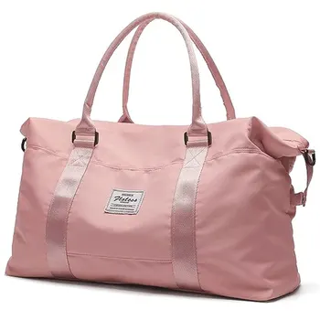 Дамски пътна спортна чанта за фитнес, спортна чанта за фитнес, преносим чанта за багаж, чанта за носене на седмица, нощен чанта за жени