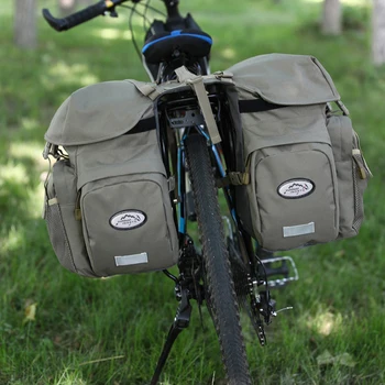 Двупосочна велосипедна чанта, кошница за планински велосипеди, чанта за задната част на багажник, водоустойчив мотор чанта camelbak голям капацитет