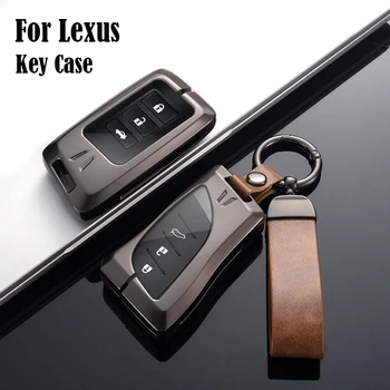 За Lexus ES300 NX200 RX300 UX260H Калъф За Ключове на Чантата За Ключовете за Колата, изработени От Поцинкована Легирана Кожен Калъф За Ключове и Аксесоари За Интериора на колата