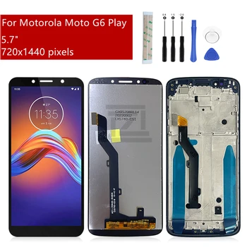 За Motorola Moto G6 Play LCD дисплей С touch Screen Digitizer в събирането на XT1922-2 XT1922-3 XT192-4 Резервни Части за ремонт на дисплея