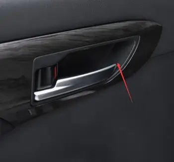 За Toyota Highlander 2021 2022 ABS Карбоновое влакна, интериорна Декорация на Вратата на купата на автомобила Рамка Декоративна капачка Аксесоари за интериора