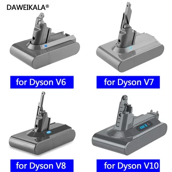 За Дайсън V6, V7 на V8, V10 Акумулаторна серия SV12 DC62 SV11 SV10 Ръчната прахосмукачка е Дубликат батерия Замяна батерия за Дайсън