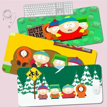 Забавен подложка за мишка S-South ParkS, голям сгъсти подложка за мишка, XXL, негабаритная детска клавиатура, подложка за лаптоп, настолен мат
