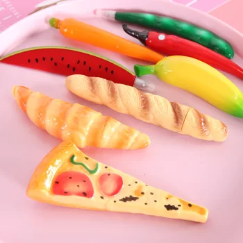 Забавна химикалка писалка за пица креативна имитация на химикалки за хляб Канцеларски материали Canetas Escolar Офис и Училищни консумативи english