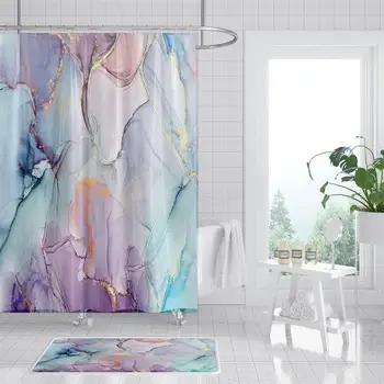 Завеса за душ, Водоустойчива Декоративна Подплата за завеси за душ 39 