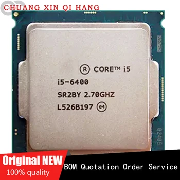 Използва се за I5 6400 i5-6400 2,7 Ghz, 6 М кеш четириядрен процесор 65 W CPU Процесор SR2BY LGA1151 Оригиналът на Истински Подходящ