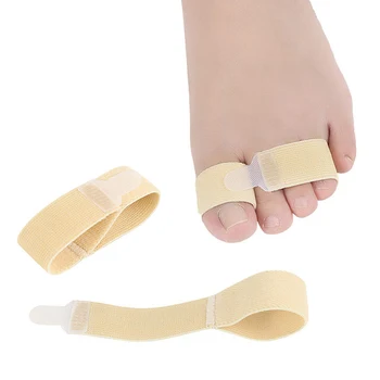 Изправяне на пръстите на краката си с чук, гуми за пръстите на краката, възглавници, бинтове за коригиране на изкривени и припокриване на пръстите, протектор за грижа за краката