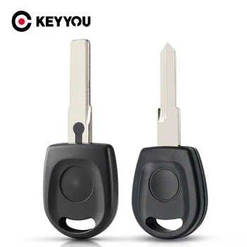 Калъф за ключове KEYYOU с транспондером, калъф за ключове от кола, калъф за ключове от седалката на Фолксваген Шкода, ново неразрезное острието HU66 Blade