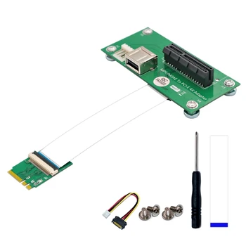 Ключ NGFF M. 2 до PCIExpress + карта за разширяване на USB с високоскоростен спк стартира строителни-кабел с магнитна накладка (вертикален монтаж)