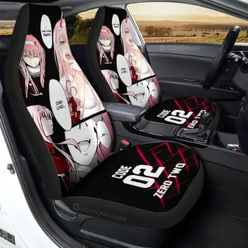 Код: 002 Zero Two Калъфи за автомобилни седалки на поръчка DARLING В аниме FRANXX Подаръци за феновете на аниме