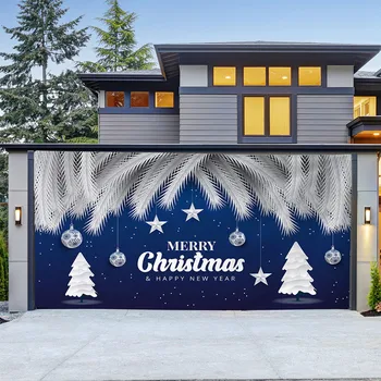 Коледна Гобеленовая кърпа за гаражни врати, украса на празнични партита, фонова материя, съответстваща на събитието, гривни 500 бр.