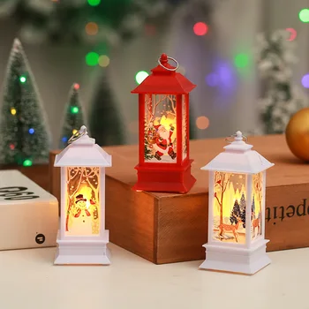 Коледни свещници, настолни лампи, нощни лампи, Коледна украса за вашия работен плот, украса на Дядо Коледа