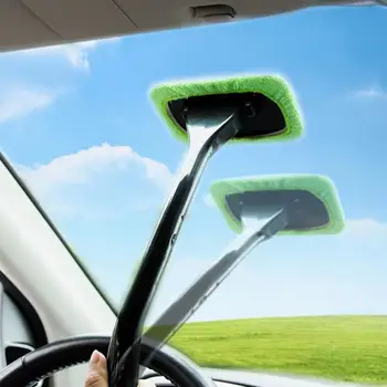 Комплект четки за миене на прозорци на колата, препарат за измиване на предното стъкло Вътре в Купето, автоматични чистачки с дълга дръжка, автомобилни Аксесоари