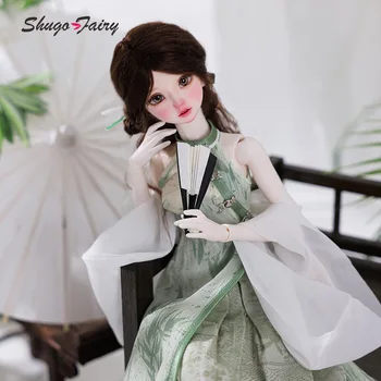 Кукли Shuga Фея Anthea Bjd 1/4 Очарователен Свежа Нова Кукла с Нежна Усмивка в Китайски стил