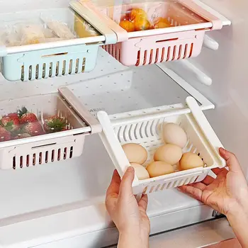Кутия за съхранение на Хладилника Организатор и Инструмент Кутия за хладилник с Пластмасов Контейнер За съхранение на Плодове, яйца, продукти от Кухненски Принадлежности