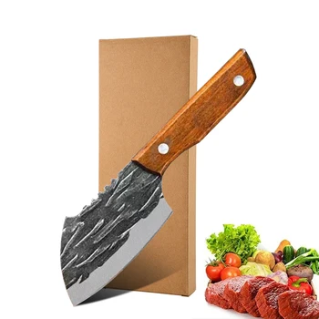 Кухненски нож за зеленчуци, плодов нож, кухненски нож за премахване на риба везни, Преносим уличен нож от неръждаема стомана TB9195