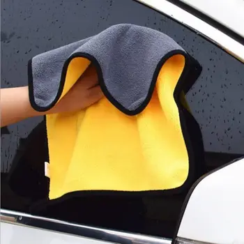 Кърпа за почистване от микрофибър, удебелена мека кърпа за подсушаване на купето на автомобила Geely Vision SC7 MK CK Cross