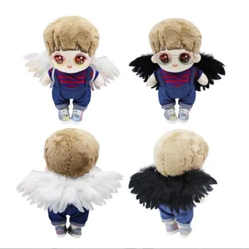 Малки ангелски крилца за плюшени кукли и 1/3 1/4 1/6 кукли BJD Играчка крилца Аксесоари на най-Добрия подарък за момичета
