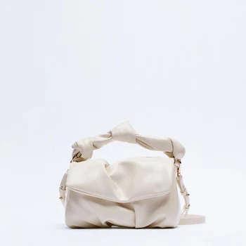 Марка дамски чанти-тоут, ежедневни чанти за жени 2023, дизайнерска чанта през рамо, сгънати чанта Cloud, бели, зелени, черни портфейли