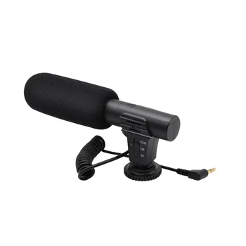 Микрофон камера Микрофон фотоапарат DSLR Микрофон за професионалната фотография Микрофон за интервю за намаляване на шума