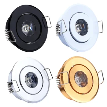 Мини led прожектори с мощност 1 W, окачен светлини, led лампа за бижута тоалетна, лампа за витрини 220 и 110 В