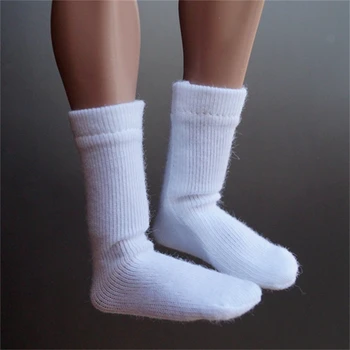 Модел бели спортни чорапи Soldier в мащаб 1/6 за 12-инчов кукли с мъжки и женски фигура