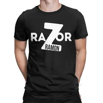 Мъжки тениски Razor Ramon The Bad Guy Забавна Тениска от 100% памук С Къс Ръкав Борба Legend, Тениска С Кръгло деколте, Идея за Подарък За Дрехи