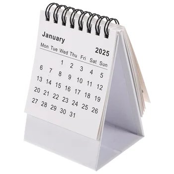 Настолен календар в 2024 година Мини-офис Adviento Maquillaje College Planner Хартиен тенис на 2025 година
