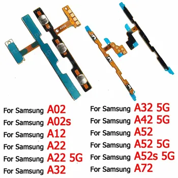 Нов Гъвкав Кабел за подмяна на клавиша за Включване, Изключване на звука на Samsung Galaxy А02 A02s A12 A22 A32 A42 A52 A52s A72 5G