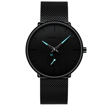 Нови мъжки кварцов часовник с каишка от неръждаема стомана ежедневни индивидуални Модни часовници-популярните мъжки часовник студентски марка relogio