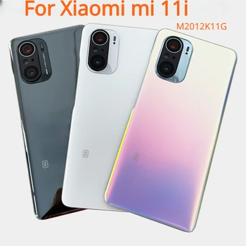 Новост За Xiaomi Mi 11i Mi11i M2012K11G 108 MP Делото Задната част на вратата на достъпа на Отделението за батерията със Стъклен Капак Резервни Части