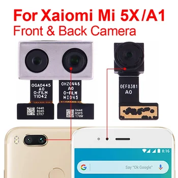 Оригинален заден панел Mi A1 за Xaiomi Mi 5X/A1 с челен панел за селфи, сверхширокий модул задната камера, гъвкава смяна на
