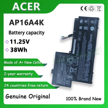 Оригинална Батерия за лаптоп 11,25 V 38Wh 3 cells AP16A4K за ACER Aspire One Cloudbook AO1-132 Серия AO1-132-C0QL