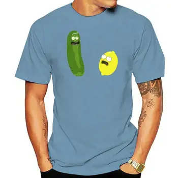 Персонални мультяшные тениски Cucumber Green Vs Yellow Lemon Buddy за студенти, тениска с комедийным мультфильмом на 90-те години, подарък тениска от памук