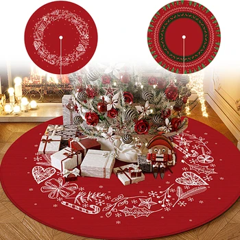 Пола под формата на елхи С Червена хубав коледен мъжки модел Традиционен подложка във формата на Коледно Домашно Празнична украса на Входната изтривалка