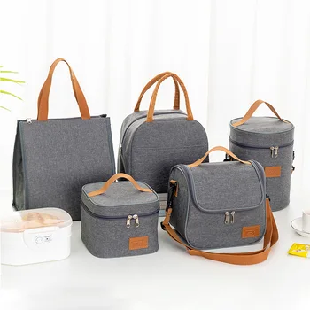 Преносима Изолирано чанта за Bento, термосумка-хладилник, Външни Непромокаеми Туристически чанти за пикник, Запечатани чанта за съхранение на продукти, ланча