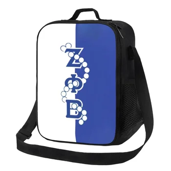 Преносими кутии с логото на Zeta Phi Beta Многофункционален Охладител за женски ZOB, Термоизолированная чанта за обяд за деца-ученици