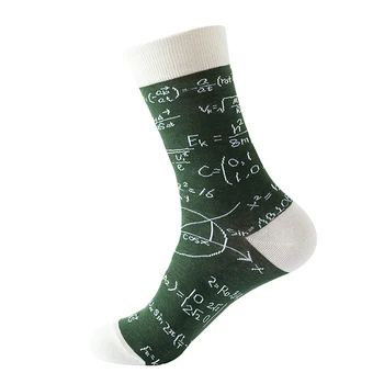 Разноцветни коледни чорапи с цветни бои, чорапи с белезници, подходящи за подаръци за мъже и жени