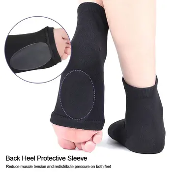 Ръкав за поддръжка на свода на стъпалото при подошвенном фасциите, гел защитни чорапи, петата панел, защитен ръкав за задната част на петата, протектори за токчета