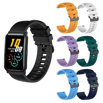 Силиконов ремък за Huawei Honor Watch ES, взаимозаменяеми каишка за smart-часовници, гривни за Xiaomi Amazfit Bip S, гривна за Haylou LS02
