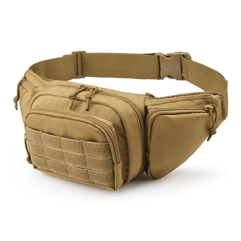 Тактическа поясная чанта Кобур за пистолет Военна поясная чанта Прашка Наплечная чанта Открит в гърдите боен пакет Скрит кобур за носене на пистолет