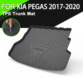 Тампон за капака на задния багажник на автомобил, гума нескользящий Водоустойчив TPE, Аксесоари за товарни лайнери KIA PEGAS 2017-2020