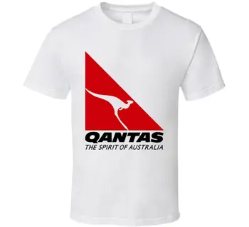 Тениска Авиокомпания Qantas Logl Australia с дълъг ръкав