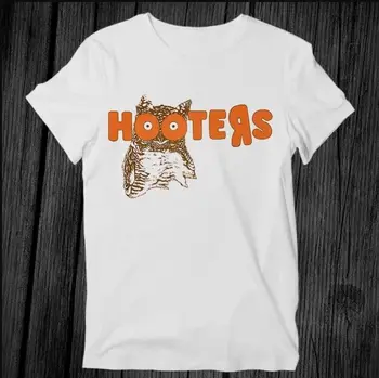 Тениска с дълъг ръкав Hooters Femboy Owl Tits USA, сервитьорка Птица
