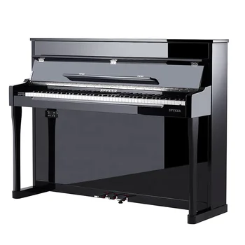 Фабрика за дигитален пиано, 88 клавиша Сензорна клавиатура с чук Оттичане MIDI Черен Полски SYPKER HD-L116 дървена кутия пиано
