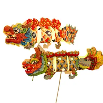 Фенер за празника на пролетта, ръчен декор за китайския пролетен фестивал, преносим традиционен хартиен фенер ръчно изработени Лунна Нова година
