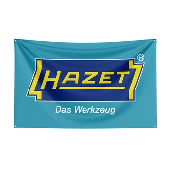 Флаг Hazets размер 3x5 фута, банер за инструменти с принтом от полиестер за декор 1