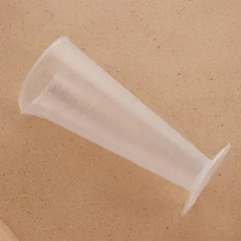 Химия за многократна употреба Прозрачен Мерителна Чашка с обем 100 мл, Измервателен инструмент, Пластмасова Мерителна Чашка, Мерителна цилиндър