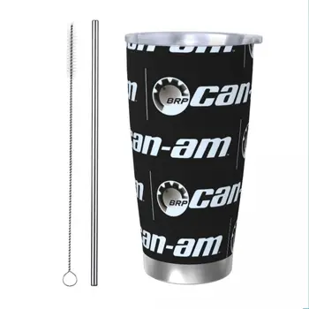 Чаши за кафе за мотоциклети Can-Am с вакуумна изолация BRP, ученически чаши за топли и студени напитки, 20 грама