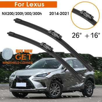 Четка за Чистачки на Автомобила KOSOO За Lexus NX200/200t/300/300h 2014-2021 LHD/RHD Предно Стъкло, Четки за Чистачки 26 